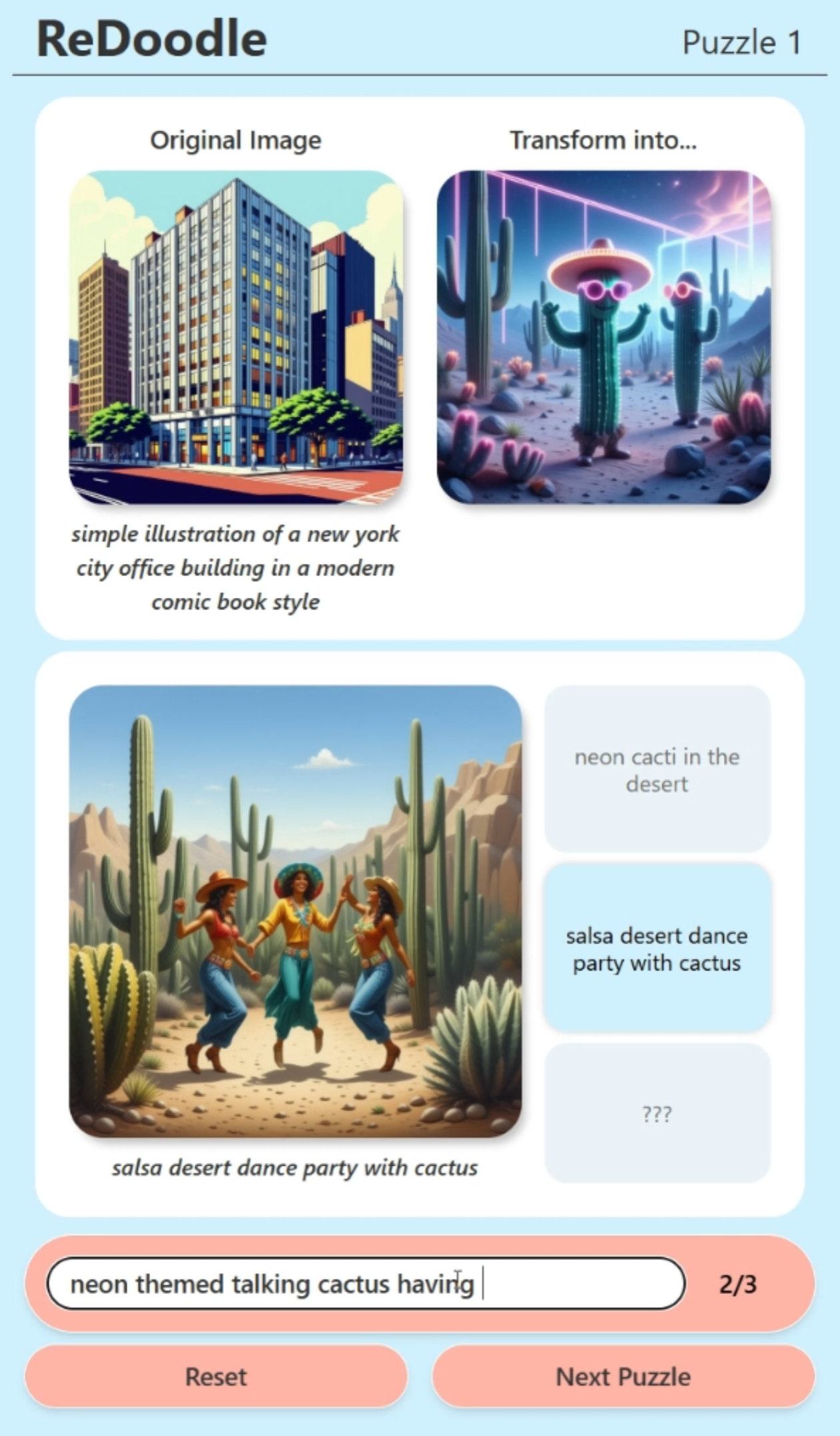 ReDoodle Game Screenshot